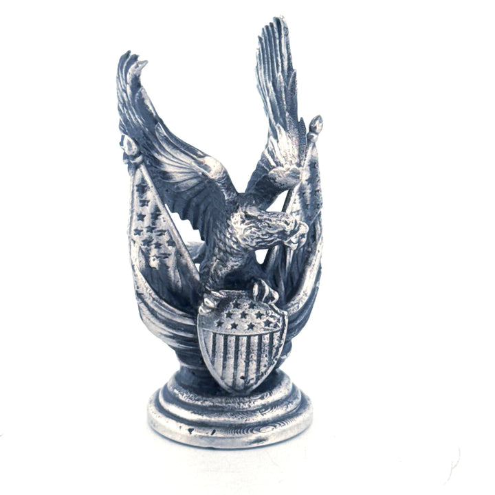 American Eagle hand-poured 999+ silver statue by Gold Spartan