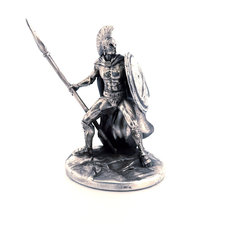 Spartan V1 hand-poured 999+ silver statue by Gold Spartan