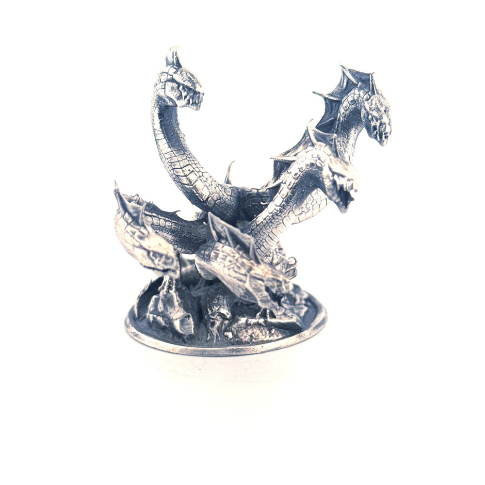 Hydra hand-poured 999+ silver statue by Gold Spartan