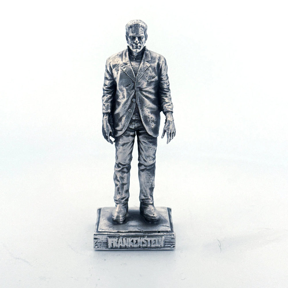 Frankenstein hand-poured 999+ silver statue by Gold Spartan