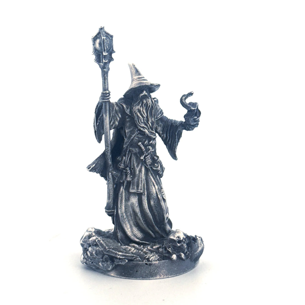 Hero Mage hand-poured 999+ silver statue by Gold Spartan