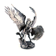 Griffin hand-poured 999+ silver statue by Gold Spartan