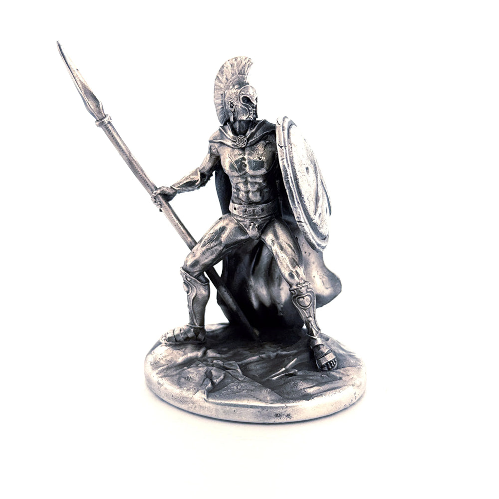 Spartan V1 hand-poured 999+ silver statue by Gold Spartan