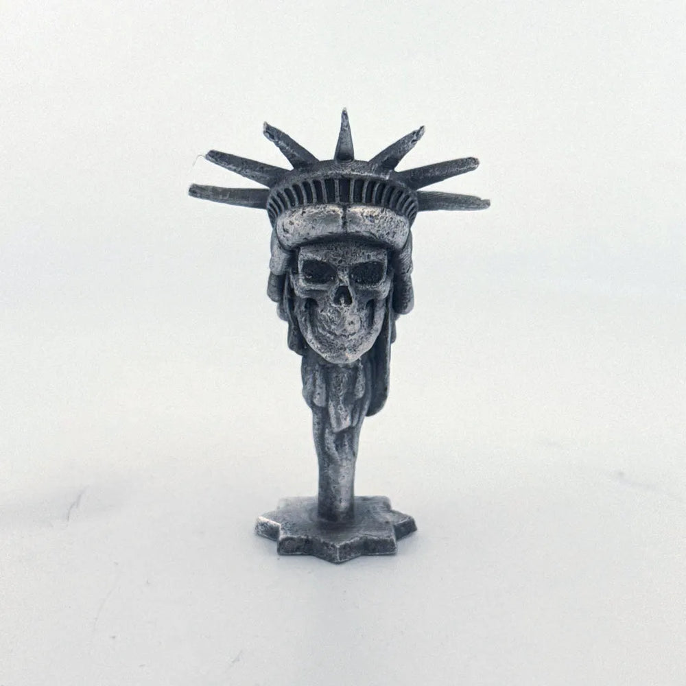 Liberty or Death V3 hand-poured 999+ silver statue by Gold Spartan