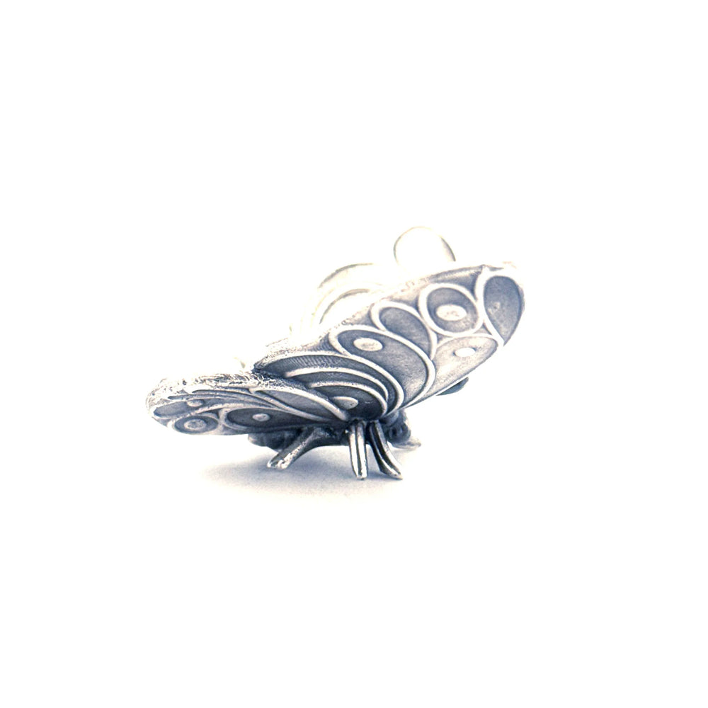 Butterfly hand-poured 999+ silver statue by Gold Spartan
