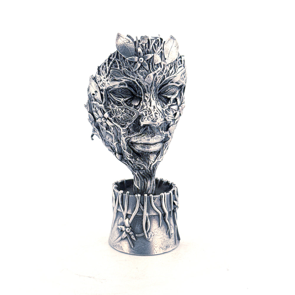Mother Earth hand-poured 999+ silver statue by Gold Spartan