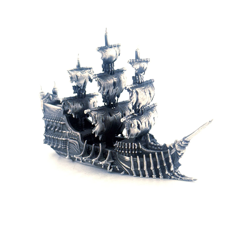 Flying Dutchman hand-poured 999+ silver statue by Gold Spartan