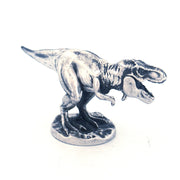 Tyrannosaurus Rex hand-poured 999+ silver statue by Gold Spartan