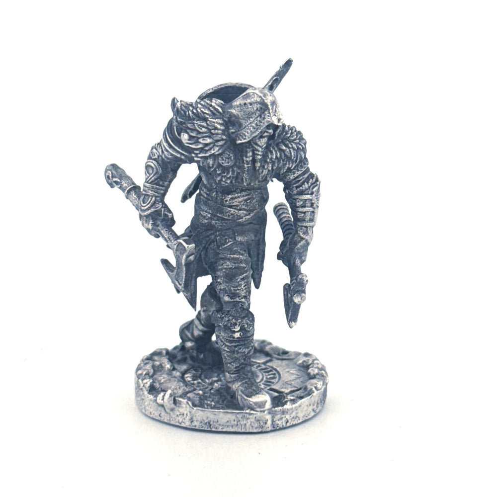 Viking V2 hand-poured 999+ silver statue by Gold Spartan