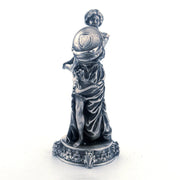 Standing Liberty hand-poured 999+ silver statue by Gold Spartan