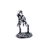 T-Rex Skeleton hand-poured 999+ silver statue by Gold Spartan