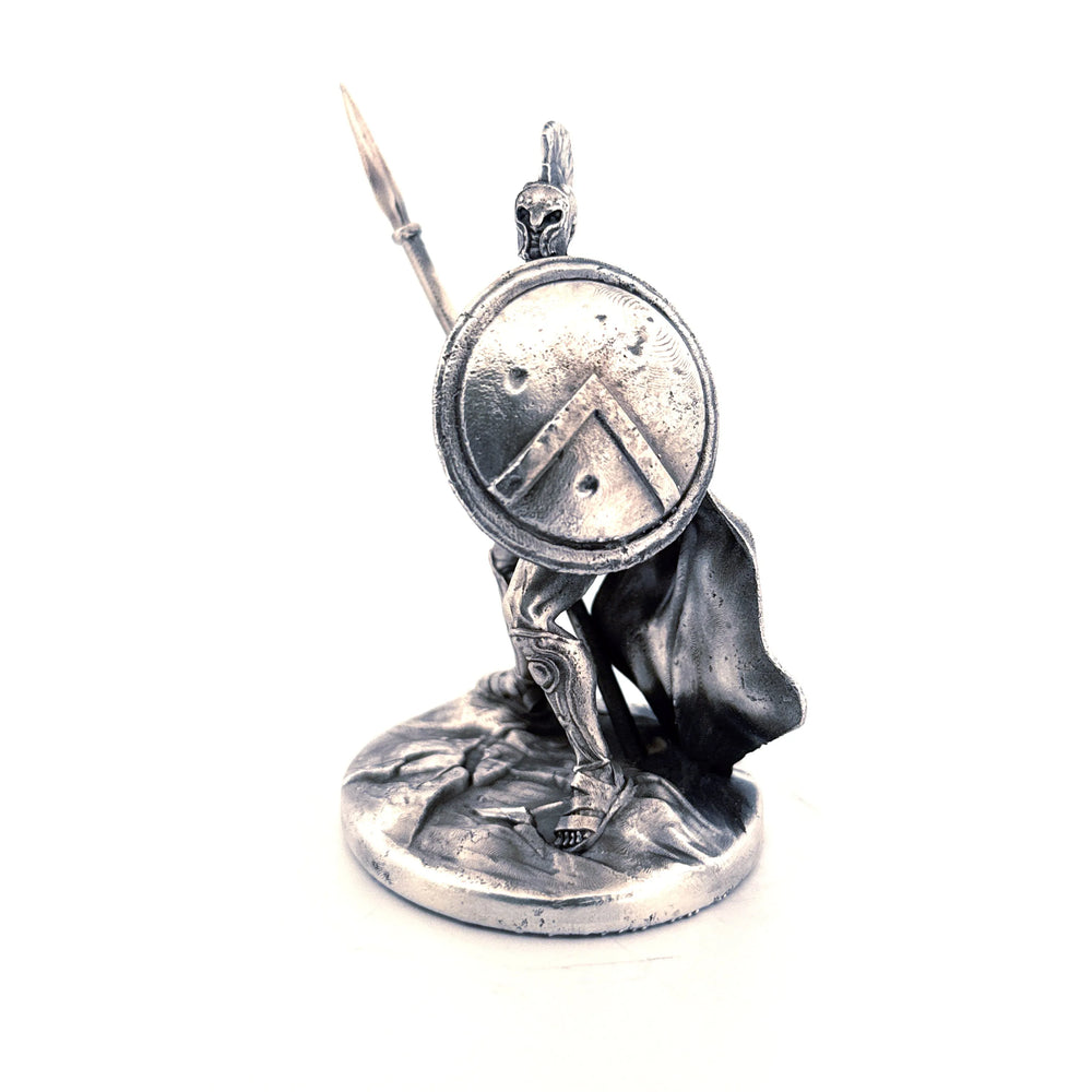 Spartan V1 hand-poured 999+ silver statue by Gold Spartan