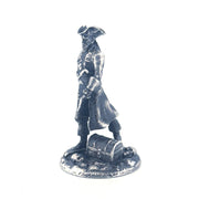 Pirate hand-poured 999+ silver statue by Gold Spartan