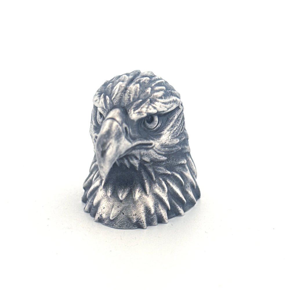 Eagle Bust hand-poured 999+ silver statue by Gold Spartan