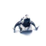 Dragon Skull hand-poured 999+ silver statue by Gold Spartan