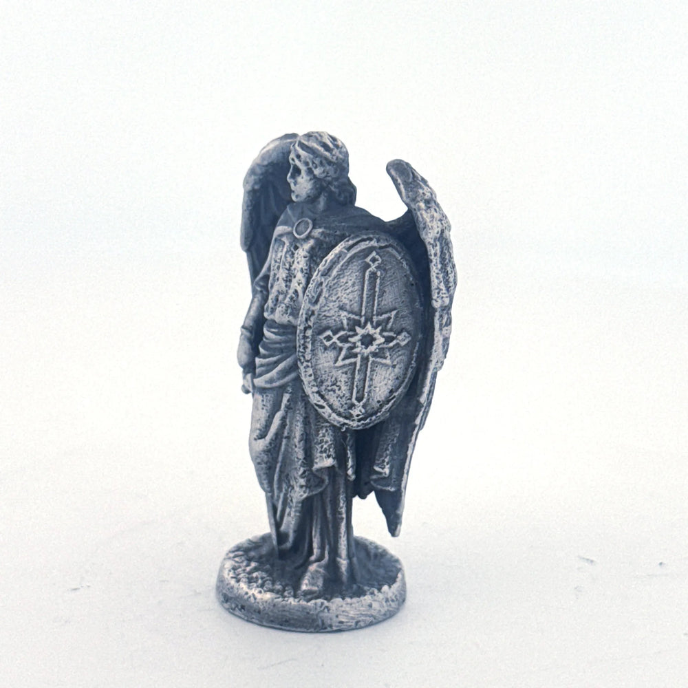 Archangel Michael V4 hand-poured 999+ silver statue by Gold Spartan