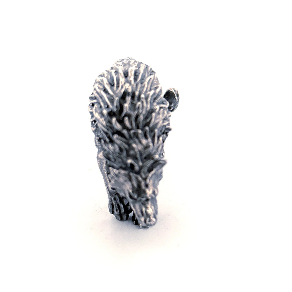 Dire Wolf hand-poured 999+ silver statue by Gold Spartan