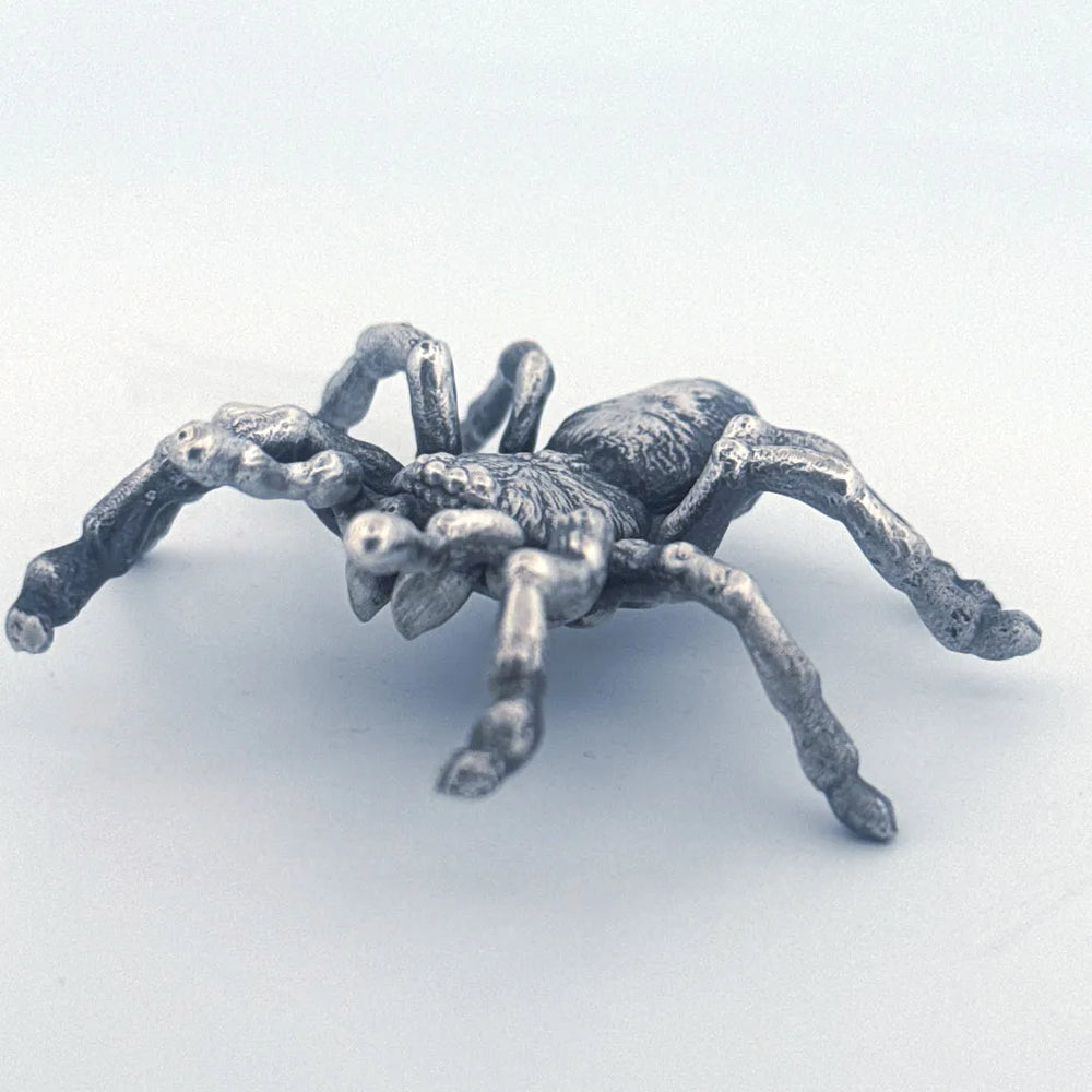 Tarantula hand-poured 999+ silver statue by Gold Spartan