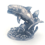 Shark V2 hand-poured 999+ silver statue by Gold Spartan