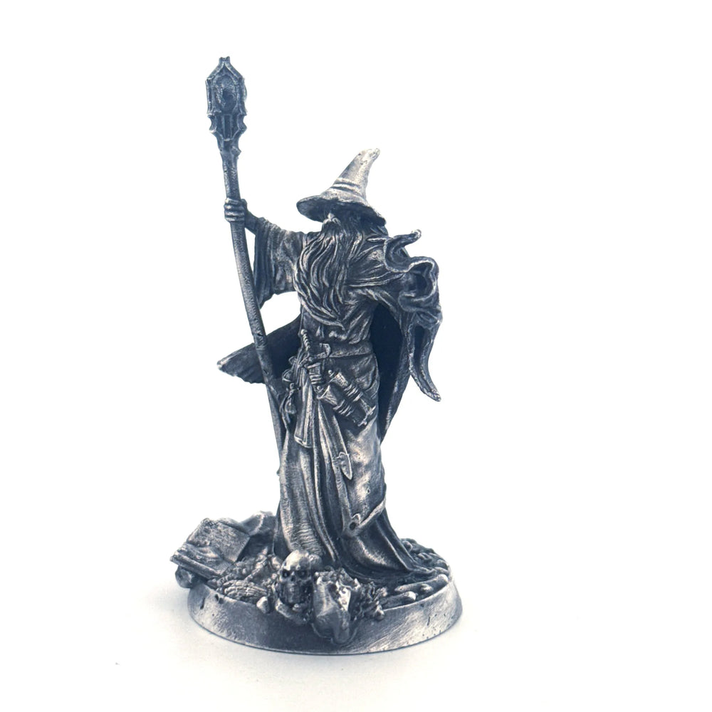 Hero Mage hand-poured 999+ silver statue by Gold Spartan