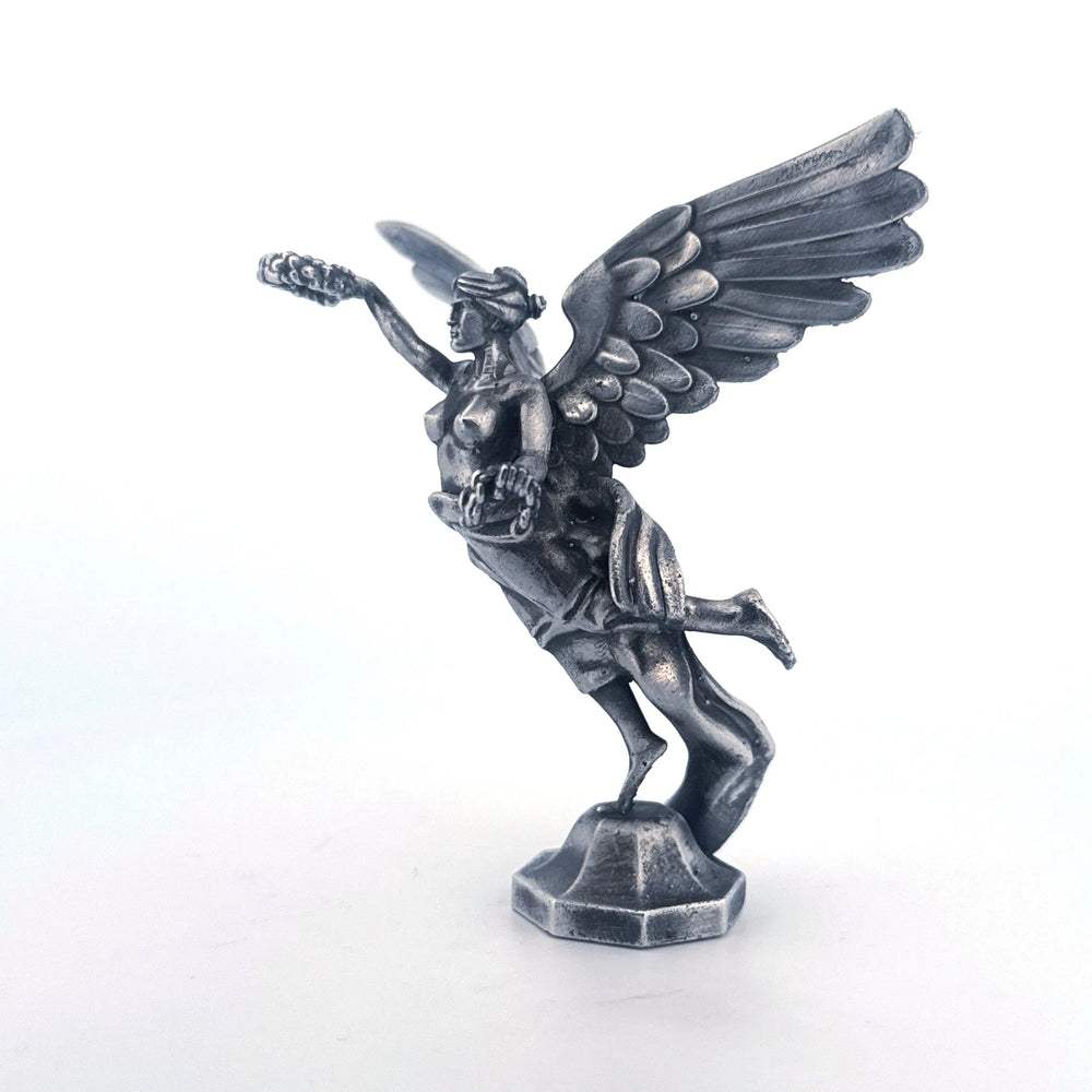 Angel of Independence hand-poured 999+ silver statue by Gold Spartan
