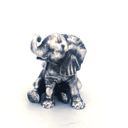 Baby Elephant hand-poured 999+ silver statue by Gold Spartan