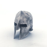 Spartan Helmet hand-poured 999+ silver statue by Gold Spartan