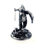 Archangel Michael hand-poured 999+ silver statue by Gold Spartan