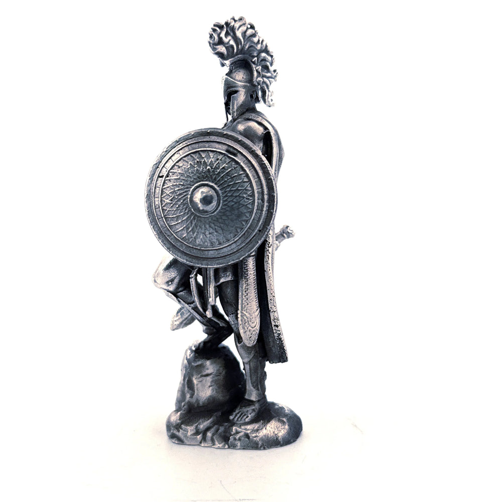 Ares hand-poured 999+ silver statue by Gold Spartan