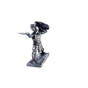 Achilles hand-poured 999+ silver statue by Gold Spartan