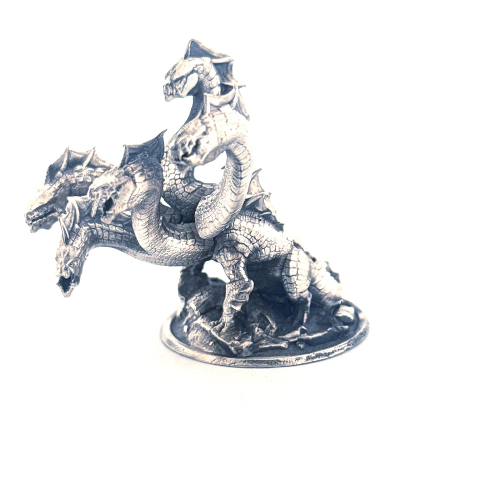 Hydra hand-poured 999+ silver statue by Gold Spartan