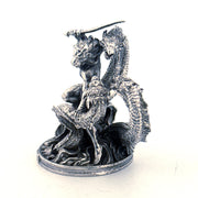 Hercules Vs Hydra hand-poured 999+ silver statue by Gold Spartan