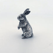 Bunny Rabbit hand-poured 999+ silver statue by Gold Spartan