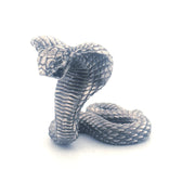 Cobra hand-poured 999+ silver statue by Gold Spartan