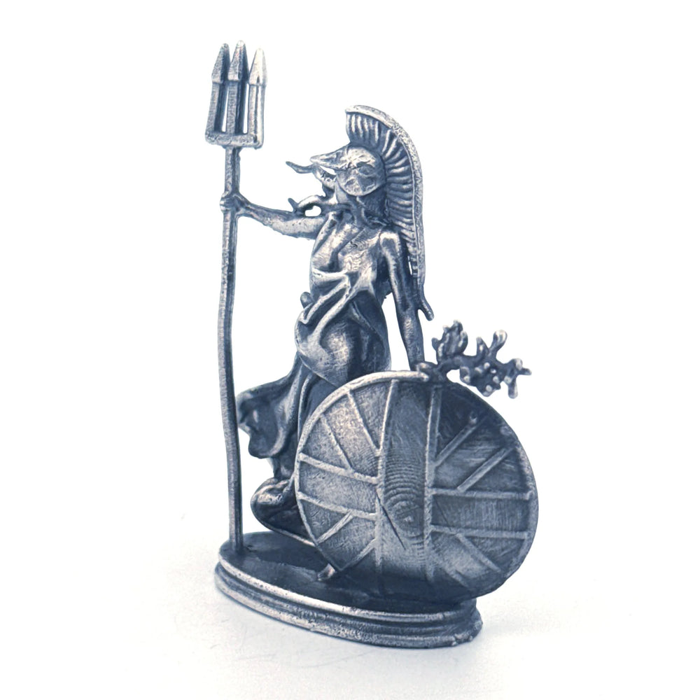 Britannia hand-poured 999+ silver statue by Gold Spartan