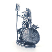 Britannia hand-poured 999+ silver statue by Gold Spartan