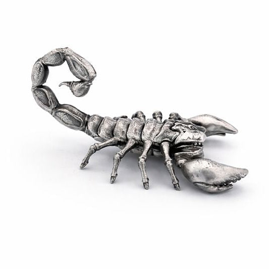 Scorpion hand-poured 999+ silver statue by Gold Spartan
