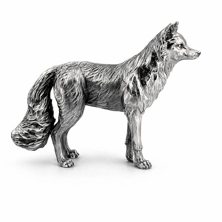 Fox hand-poured 999+ silver statue by Gold Spartan