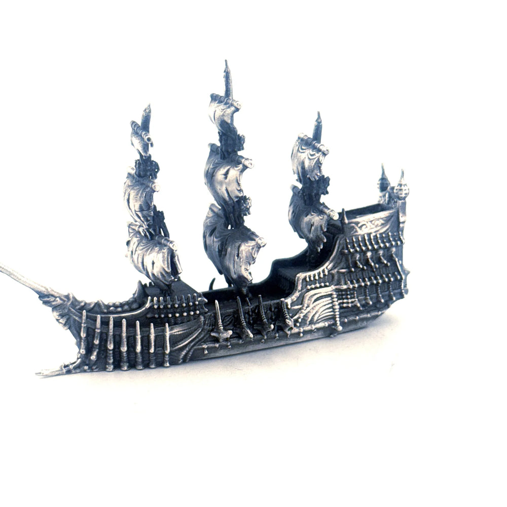 Flying Dutchman hand-poured 999+ silver statue by Gold Spartan