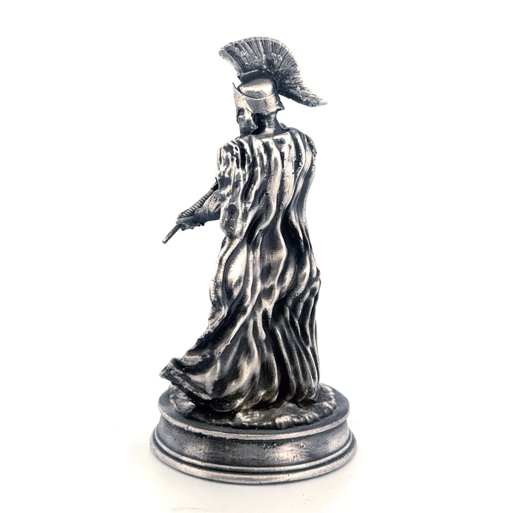 Don't Tread On Me Spartan hand-poured 999+ silver statue by Gold Spartan