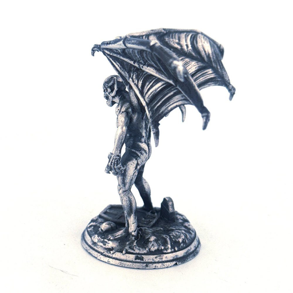 Vampire hand-poured 999+ silver statue by Gold Spartan