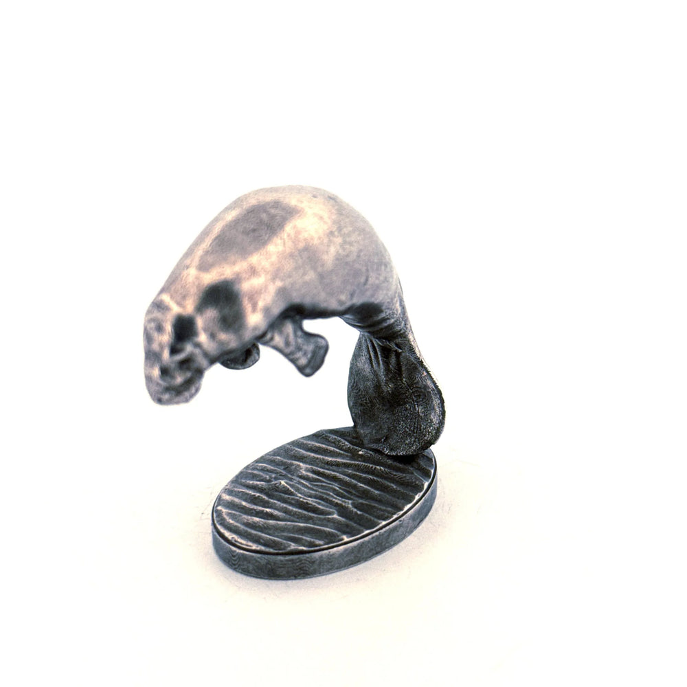 Manatee hand-poured 999+ silver statue by Gold Spartan