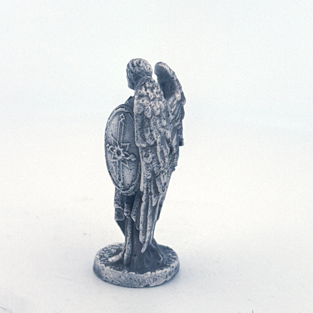 Archangel Michael V4 hand-poured 999+ silver statue by Gold Spartan