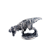 Zombie T-Rex hand-poured 999+ silver statue by Gold Spartan