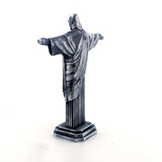 Christ the Redeemer hand-poured 999+ silver statue by Gold Spartan