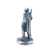 Knight hand-poured 999+ silver statue by Gold Spartan
