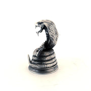 Don't Tread On Me Cobra hand-poured 999+ silver statue by Gold Spartan