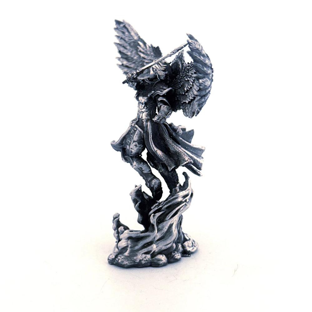 Archangel hand-poured 999+ silver statue by Gold Spartan