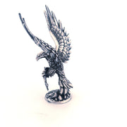 Eagle hand-poured 999+ silver statue by Gold Spartan