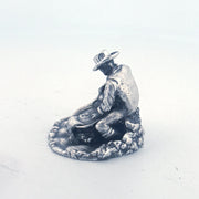 Prospector V2 hand-poured 999+ silver statue by Gold Spartan